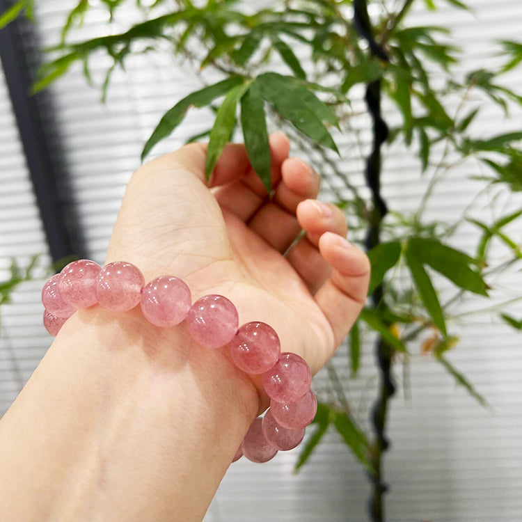 Pink crystal bracelet
