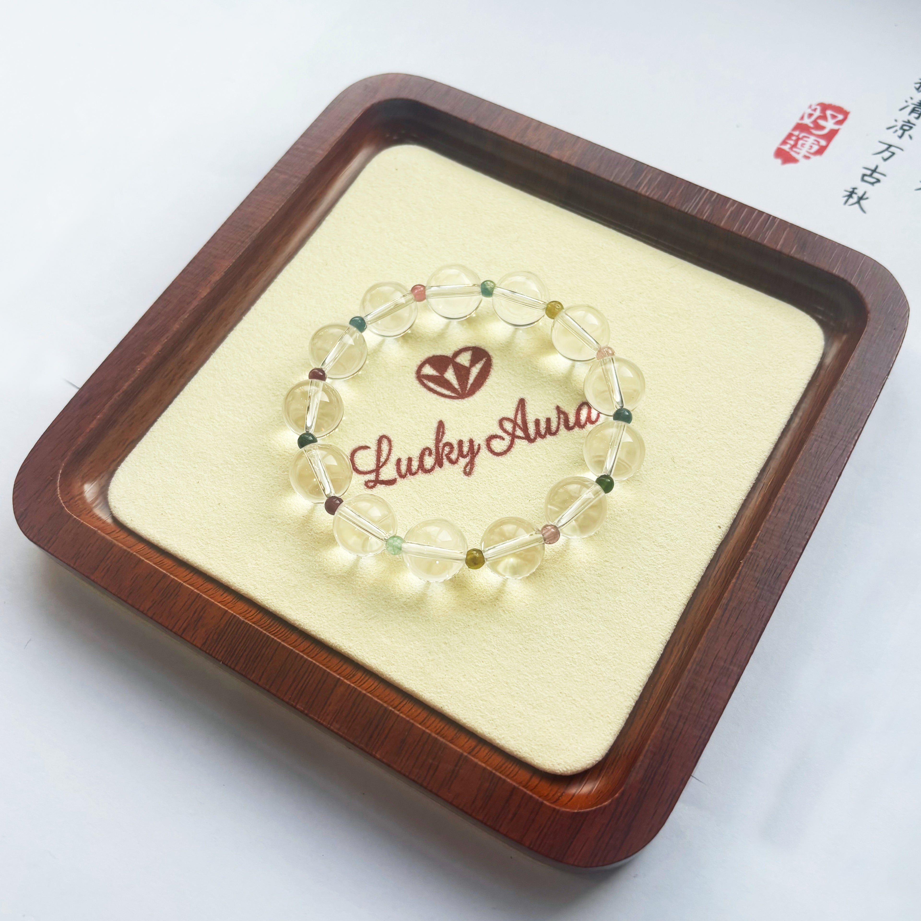 White crystal bracelet