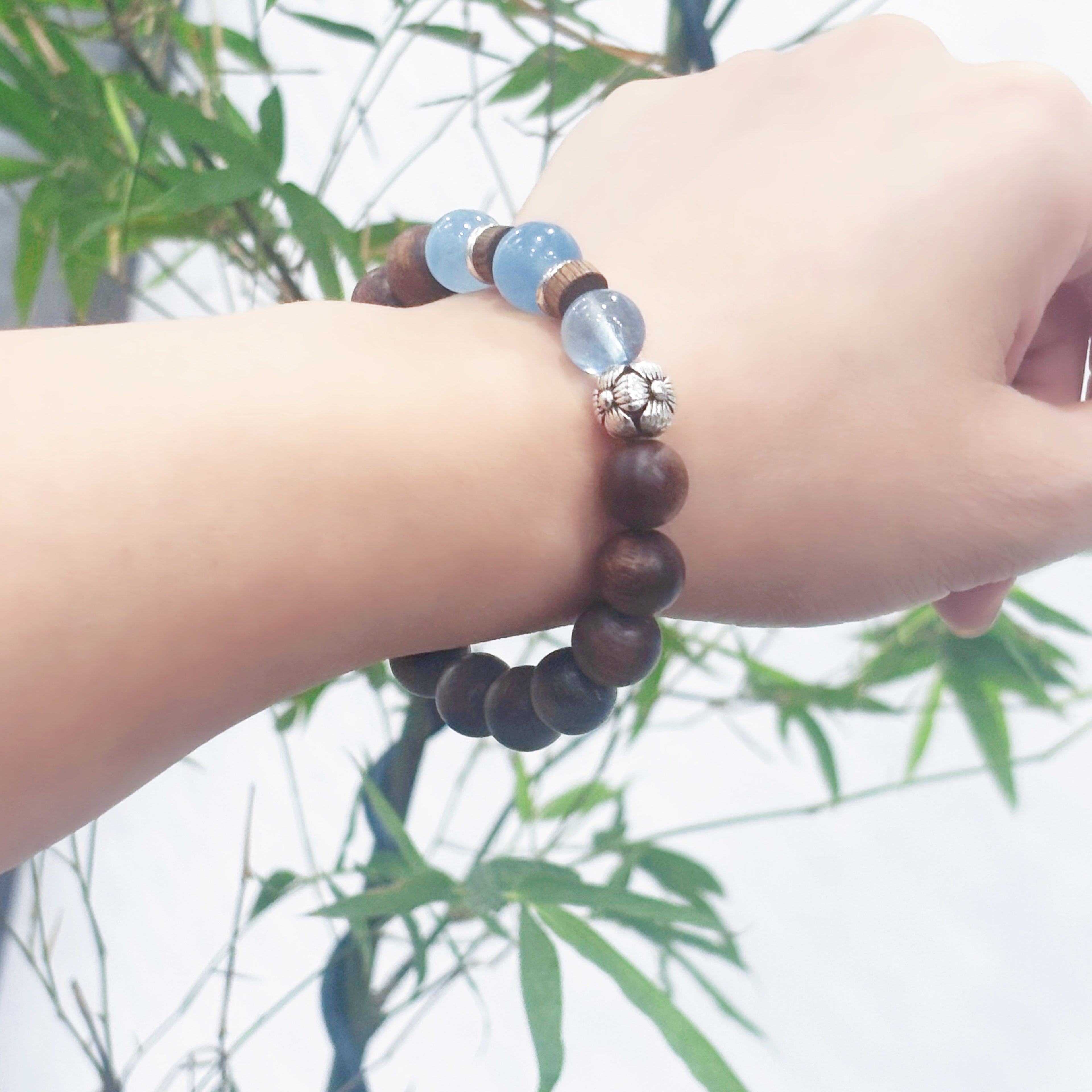 Sandalwood Crystal Bracelet