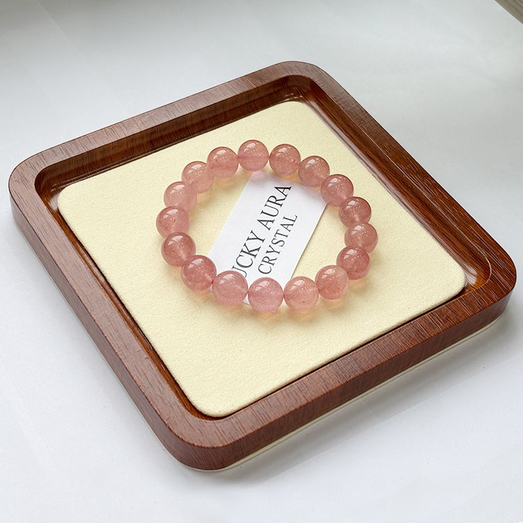 Pink crystal bracelet