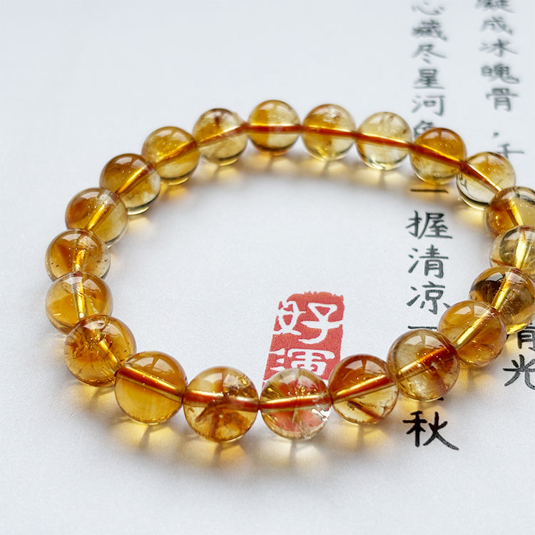 Yellow Crystal Bracelet