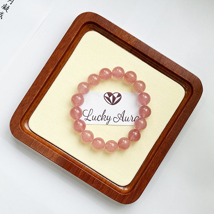 Pink crystal bracelet