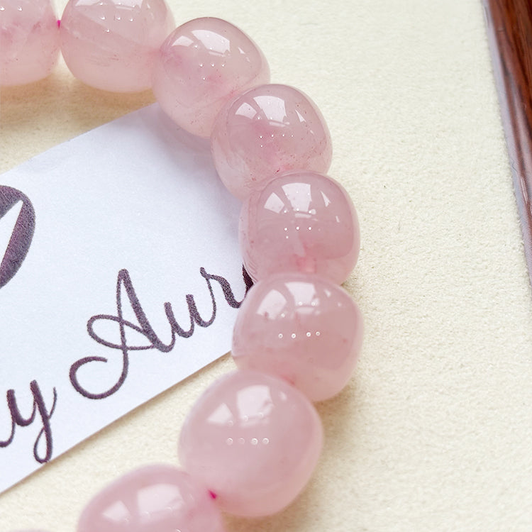 Natural Pink Crystal Bracelet Fashion Bracelet Attracts Love