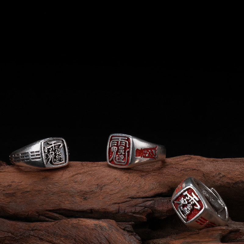 Zhao Gongming Enamel Ring