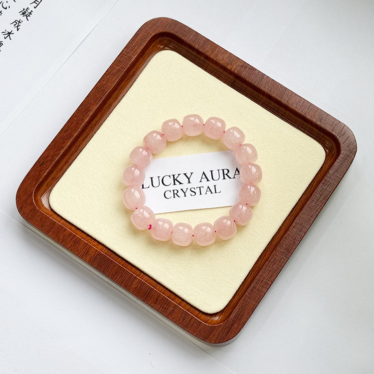 Natural Pink Crystal Bracelet Fashion Bracelet Attracts Love