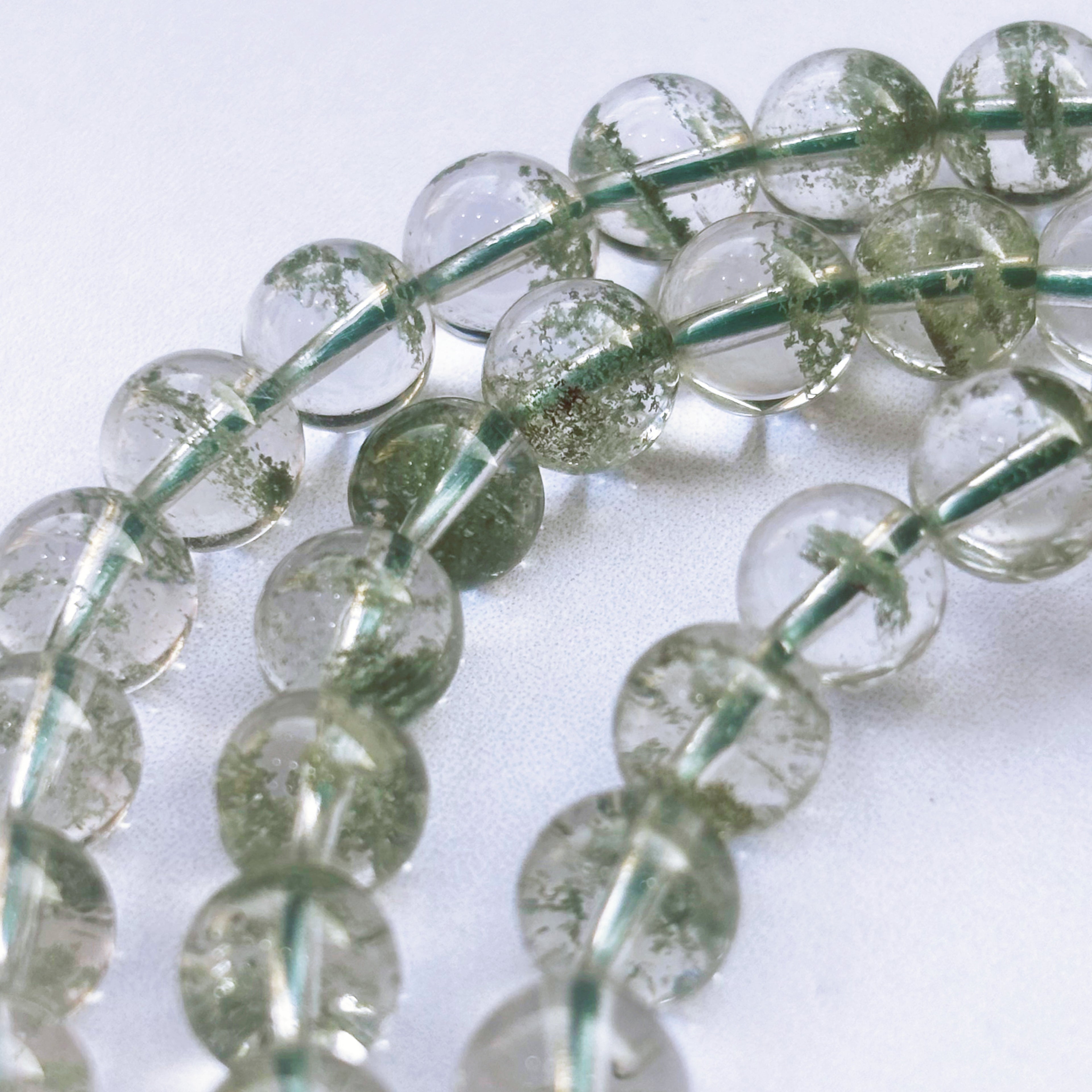 Green Ghost Polycyclic Crystal Bracelet