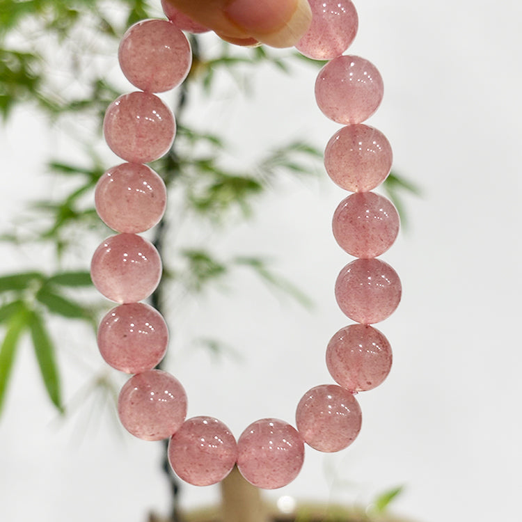 Pink crystal bracelet