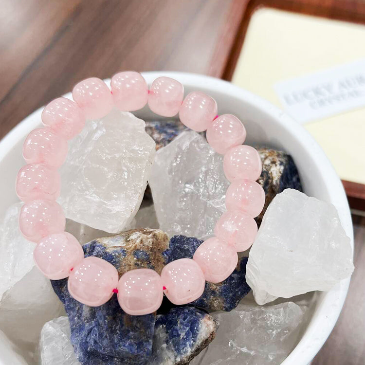 Natural Pink Crystal Bracelet Fashion Bracelet Attracts Love