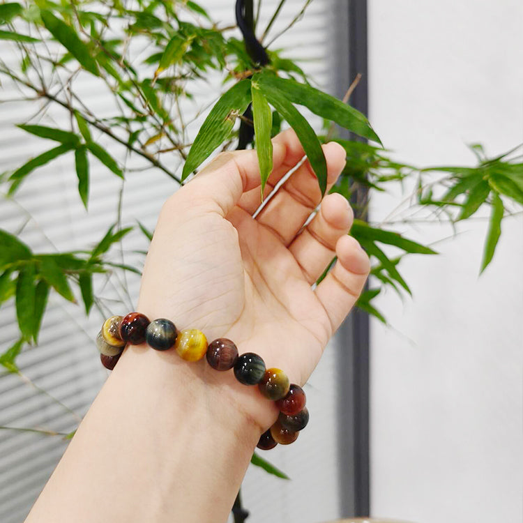Colorful Tiger Eye Crystal Bracelet