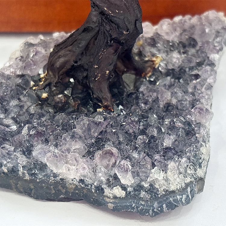 Purple Crystal Tree Ornament