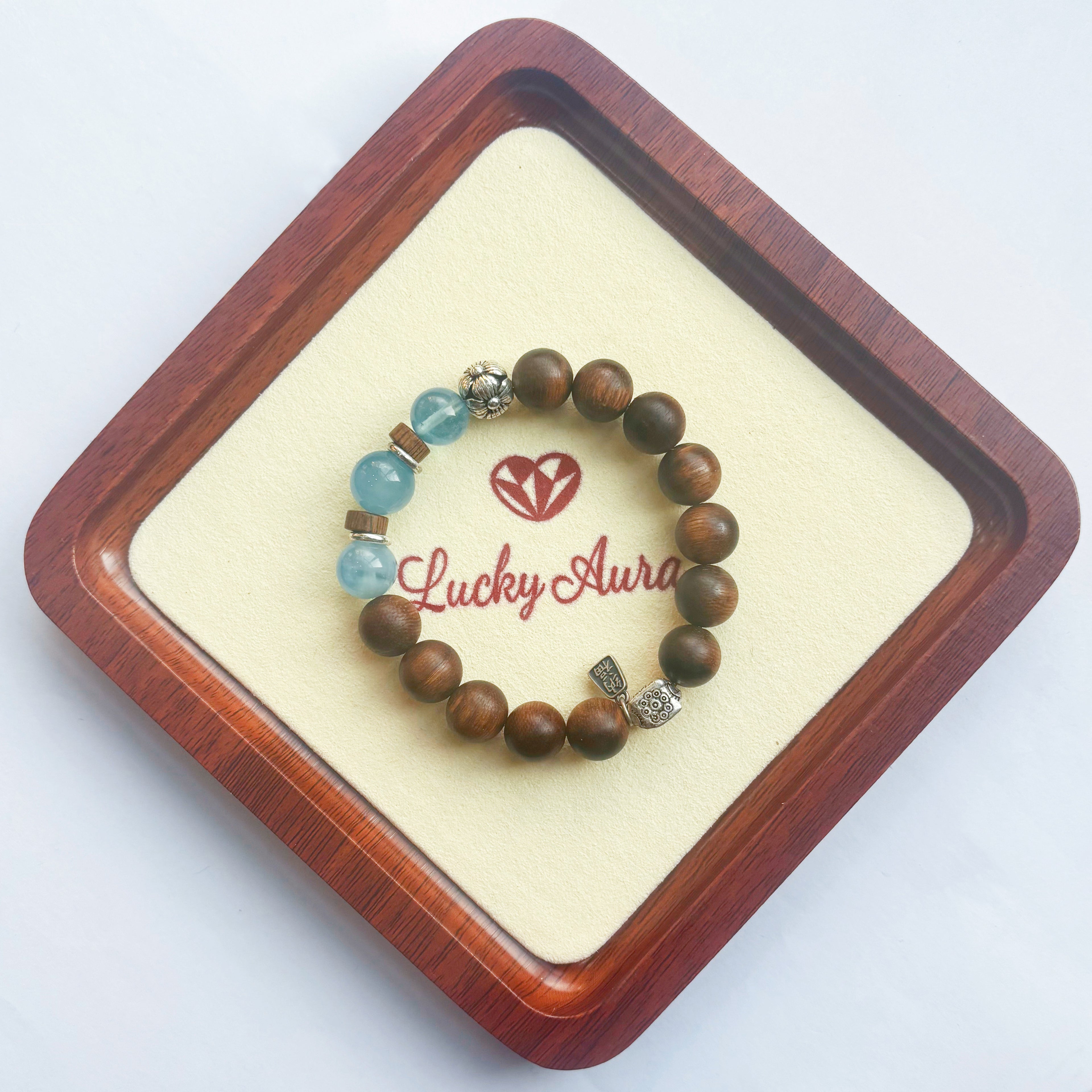 Sandalwood Crystal Bracelet