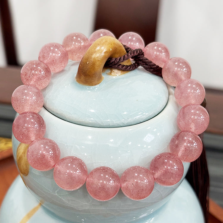 Pink crystal bracelet